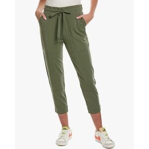 Cabi Everyday Lounger Jogger Pants Olive Green Cropped Women's Size M Athleisure